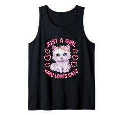 Realistische Aquarell-Katzenfarbe, buntes Katzen-Shirt Tank Top von CrazyCat Kitten Meow Lovers Cat Silhouette Apparel