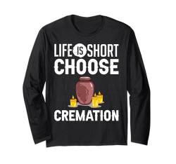 Urne für Beerdigung, Überreste Asche, Beerdigung Langarmshirt von Cremation Urne