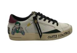 Sneaker uomo Crime London SK8 deluxe in pelle white U25CR07 77101AA7.10 41 von Crime London