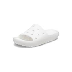 Crocs Classic Slide v2, Unisex Adult Schiebe-Sandalen, White, von Crocs