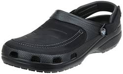 Crocs Classic Yukon Vista II Clogs – Clogs für Herren – Obermaterial aus Kunstleder und verstellbare Fersenriemen – Schwarz – Größe 50-51 von Crocs