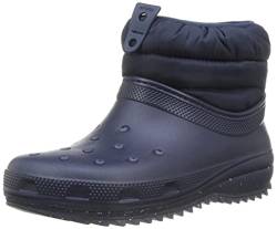 Crocs Women's Classic Neo Puff Shorty Boot W Snow, 3/4 UK, Navy Blue, size 41/42 EU von Crocs