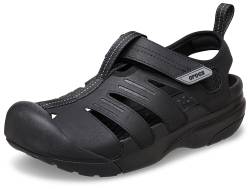 Crocs Herren Yukon Fisherman Sandale, Black, 43 EU von Crocs