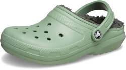 Crocs Unisex Classic Lined Clog, Moss Multi, 10 UK Men/ 12 UK Women von Crocs