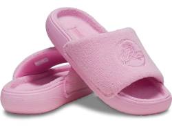 Crocs Unisex-Erwachsene Classic Towel Slide Sandalen, Pink Tweed, 15 Women/13 Men von Crocs