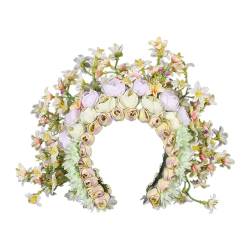 Csnbfiop Ethnisches Stirnband Modische Florale Trendige Haardekoration Haar Accessoire Partys von Csnbfiop