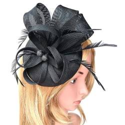 Frauen Fascinator Haar Pin Kopfbedeckung Cocktail TeaParty Weibliche Französisch Fascinator Stirnband von Csnbfiop