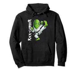 Gurke Kick-Cumber Lustig Karate Athlete Jungen Mädchen Kinder Pullover Hoodie von Cucumber Karate byAxisone