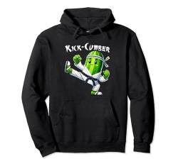 Kick-Cumber Lustige Gurke Karate Athlete Jungen Mädchen Kinder Pullover Hoodie von Cucumber Karate byAxisone