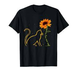 You Are My Sunshine Katzenliebhaber mit Sonnenblumen-Motiv T-Shirt von Cute And Funny Cat Zajoo