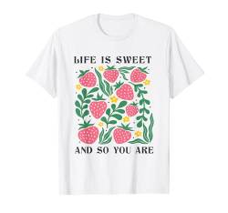 Damen Boho Motivational Inspirational Positive Quote Cute T-Shirt von Cute Boho Floral Positive Quote Shirts For Women