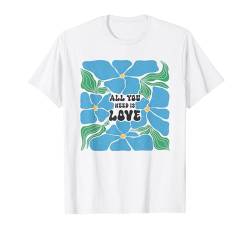 Damen Boho Motivational Inspirational Positive Quote Cute T-Shirt von Cute Boho Floral Positive Quote Shirts For Women