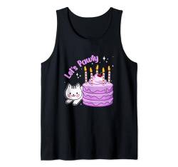 Geburtstagsparty Katzenliebhaber Katzen Zitat Lustiger Katzenbesitzer Tank Top von Cute Cat Lover Gifts And Cat Owner Shirts