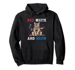 Lustiges Katzenbesitzer mit Zitat für Katzenliebhaber, Rot / Weiß Pullover Hoodie von Cute Cat Lover Gifts And Cat Owner Shirts