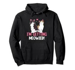 Meowied Cat Lover Cats Zitat Funny Cat Owner Married Pullover Hoodie von Cute Cat Lover Gifts And Cat Owner Shirts