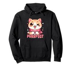 Purrfect Katzenliebhaber, lustiger Katzenbesitzer Pullover Hoodie von Cute Cat Lover Gifts And Cat Owner Shirts