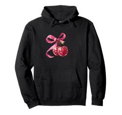 Kirschen Rosa Schleife Kokette Ästhetik Y2K Cherry Girl Damen Pullover Hoodie von Cute Coquette Bows Pink Red Cherry Strawberry