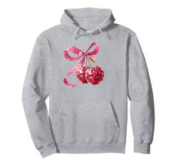 Kirschen Rosa Schleife Kokette Ästhetik Y2K Cherry Girl Damen Pullover Hoodie von Cute Coquette Bows Pink Red Cherry Strawberry