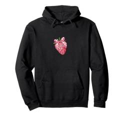 Rosa Schleife Coquette Aesthetics Y2K Erdbeere Mädchen Damen Pullover Hoodie von Cute Coquette Bows Pink Red Cherry Strawberry