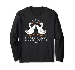 Witziges Wortspiel mit Gänsefaust, für Damen und Herren Langarmshirt von Cute Goose Bumps Funny Goose Womens Men Shirt Gift