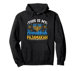 Chanukkah Jüdisches Festival Jude Menora Hebräisch Chanukka Pullover Hoodie von Cute Hanukkah Shirts