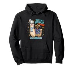 Chanukkah Jüdisches Festival Jude Menora Hebräisch Chanukka Pullover Hoodie von Cute Hanukkah Shirts