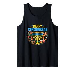 Chanukkah Jüdisches Festival Jude Menora Hebräisch Chanukka Tank Top von Cute Hanukkah Shirts