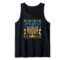 Chanukkah Jüdisches Festival Jude Menora Hebräisch Chanukka Tank Top von Cute Hanukkah Shirts