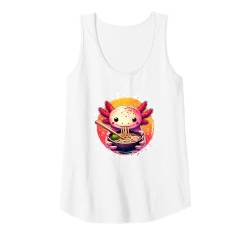 Damen Axolotl Ramen Nudeln Anime Cute Kawaii Ramen Manga Axolotl Tank Top von Cute Kawaii Stuff Japanese Aesthetic Anime Manga