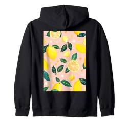 Minimalistische Musterkunst Zitronenfrucht Kapuzenjacke von Cute Pattern Art Minimalist Graphic (Lemon)