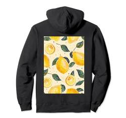 Pattern Art Zitronenfrucht Pullover Hoodie von Cute Pattern Art Minimalist Graphic (Lemon)