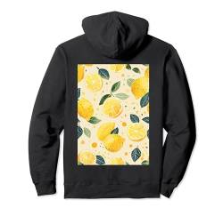 Zitronenmuster Kunst Obst Pullover Hoodie von Cute Pattern Art Minimalist Graphic (Lemon)