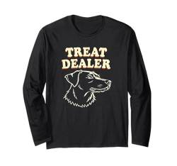 Lustiger Leckerli-Händler für Hundebesitzer, Liebhaber, Pfoten, Mutter, Vater, Damen und Herren Langarmshirt von Cute Treat Dealer Dog Shirts For Men And Woman