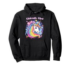 Einhorn-Mädchen, Fantasy-Grafik Pullover Hoodie von Cute Unicorn Outfit Gifts Girls Women