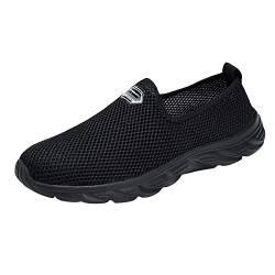 Cvanxluy Sneaker Herren Schwarz Weiß Sport Trailrunning Bequeme Fitness Trainingsschuhe Straßenlaufschuhe Komfort Leichtgewichts Sportschuhe Freizeitschuhe Running Leichtes Sneakers Laufschuhe von Cvanxluy