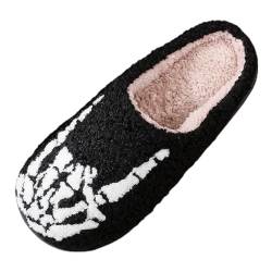 Cvanxluy Winter Hausschuhe für Damen Weiches Boots Schlafzimmer-Hausschuhe Flauschiges Memory Foam Hüttenschuhe Schuhe Gemütlich Innen Slippers Flauschige Slip On Filzhausschuhe Hausschuh von Cvanxluy