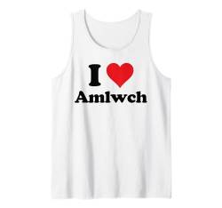 I Heart Amlwch Wales Love Welsh Cymru Souvenir Tank Top von Cymru Cities Towns Tourism Merch Tees And Stuff