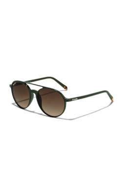 D.Franklin Unisex-Sonnenbrille mit UV-Schutzgläsern, amerikanisches Modell, Sonnenbrille für Damen und Herren, Khaki 67 von D.Franklin