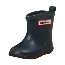 DACONGMING Gummistiefel Kinder Hohe wasserdichte Regenstiefel für Jungen und Mädchen Kinder Regen Stiefel Gummistiefel Kinder Regenschuhe Bequeme Einfarbig/Cartoon-Druck Kinder Regen Stiefel von DACONGMING