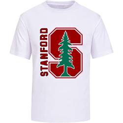 Mens Big Boy Girl Sstanford University Stanford Cardinal White T-Shirt L von DAIWEI