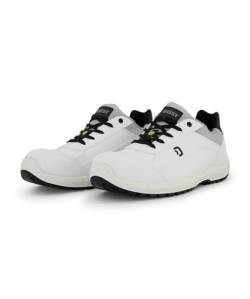 DASSY® Horus S3S FO SR ESD Sicherheitshalbschuhe - maat 46 - WEIß von DASSY