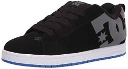 DC Shoes Herren Court Graffik Skate-Schuh, Schwan Grau und Blau, 45 EU von DC