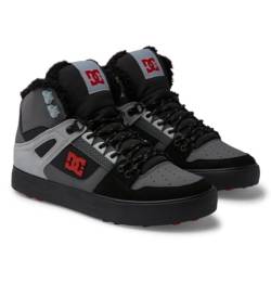 DC Shoes Herren Pure HIGH-TOP WC WNT Sneaker, Grey/Black/RED, 44.5 EU von DC Shoes