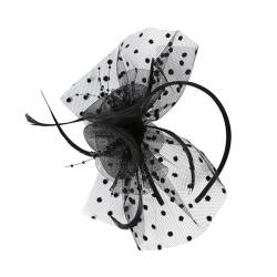 DEARMAMY Spitze Blumenhut Karneval Fascinator Hut Party Kopfbedeckung Fascinator Hut Kopfschmuck Hochzeit Haarband Bühne Haarband Cosplay Kopfschmuck Fascinator Hut Haarband Party von DEARMAMY