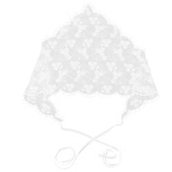 DEARMAMY Spitzen-Haarschal Für Damen Dreieckiges Kopftuch Chiffon-Bandana-Stirnband Vintage-Haarband Zum Zurückbinden Kopftuch Kopftuch Für Mädchen Und Frauen von DEARMAMY