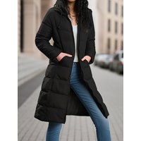 DEBAIJIA Wintermantel Damen Wintermantel mit Kapuze Jacke lange warme Gesteppte Dicke von DEBAIJIA