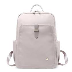 DEEVORCA Mode Reisen Damen Rucksack Anti Diebstahl Wasserdicht Schulrucksack für 14 Zoll Laptop mit Griff Tagesrucksack Urlaub Lässig Täglich Nylon College Tasche Damen Backpack Rosa von DEEVORCA