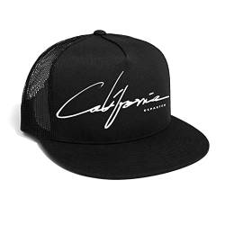 DEPARTED Herren Mesh Trucker Hat mit Print/Motiv - Snapback Cap - No. 288, black von DEPARTED