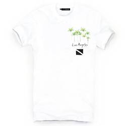 DEPARTED Herren T-Shirt mit Print/Motiv 3819-020 - New fit Größe L, White von DEPARTED