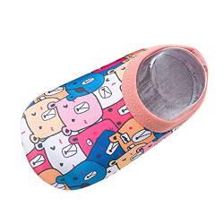 DIJX Mädchen Kinder Schwimmen -Socken Barfuß, rutschfeste Schuhe Baby Zeichentrickschuh Sneaker Kinder 26 (Multicolor, 22.5 Toddler) von DIJX